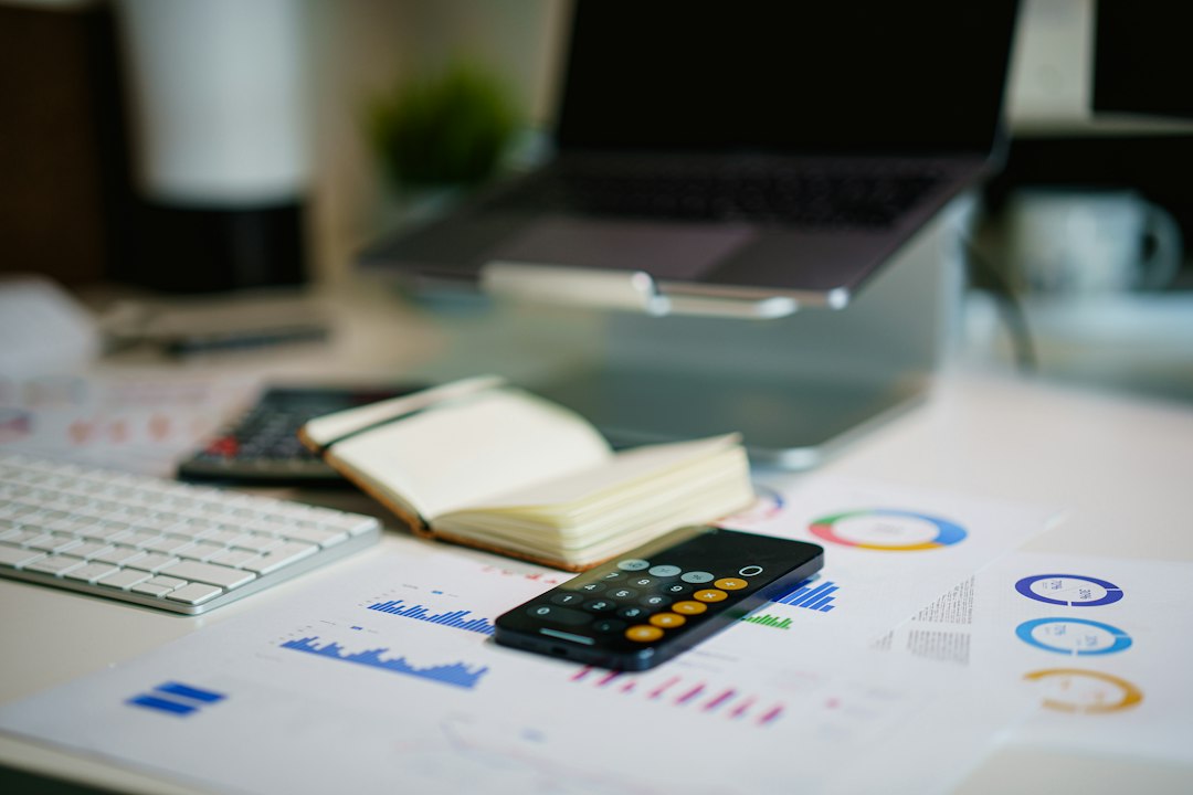 Finance report and cost calculations, symbolising accounts payable compliance work